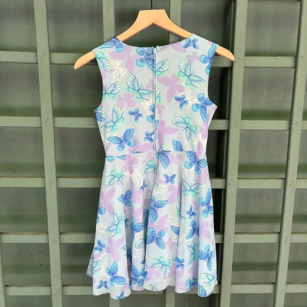 The Children's Place Girls Size 12 Pastel Butterfly Twirl Party Dress